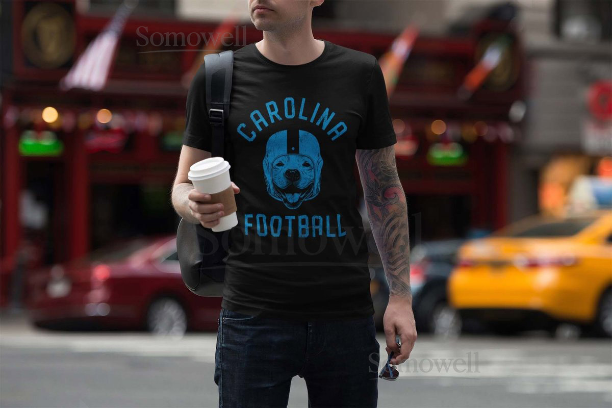Carolina Football Pitbull T-Shirt Dog Lover Gift for Carolina Panthers fans_334