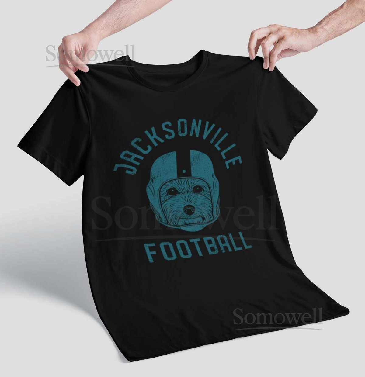 Jacksonville Football Poodle T-Shirt Dog Lover Gift for Jacksonville Jaguar_602