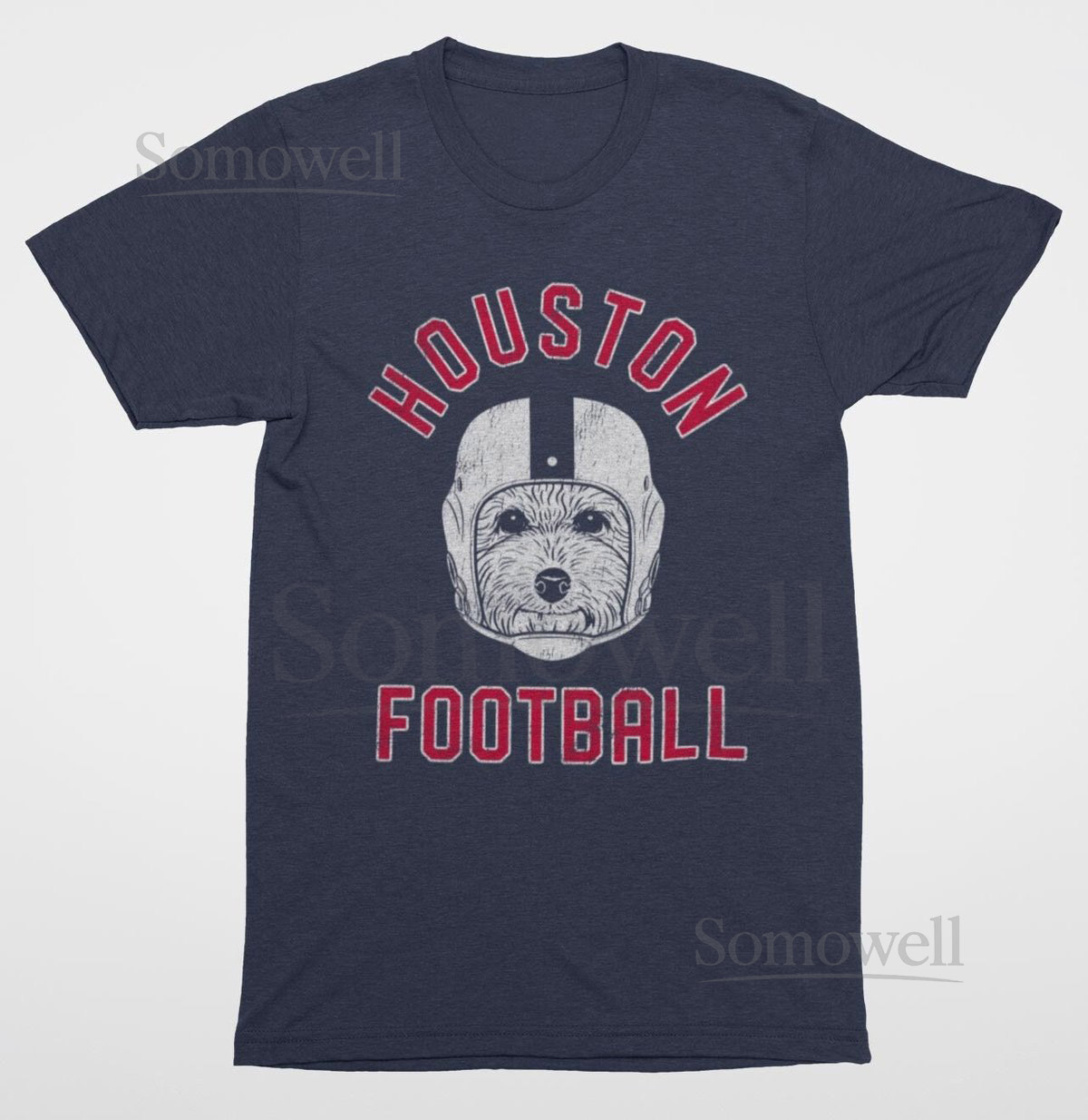 Houston Football Poodle T-Shirt Dog Lover Gift for Houston Texan_237