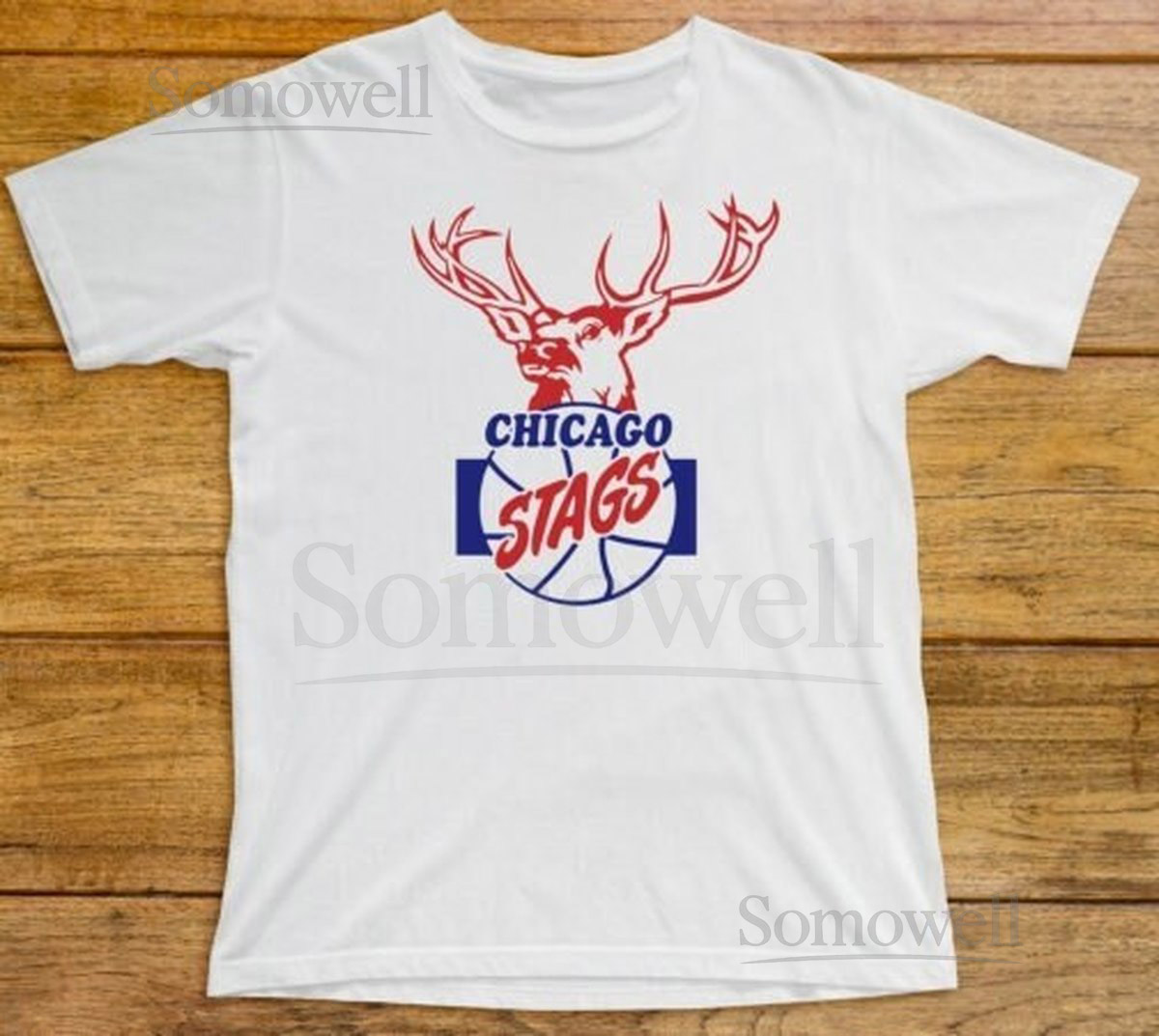 Chicago Stags T Shirt 723 Retro White Unisex Graphic Tee_230