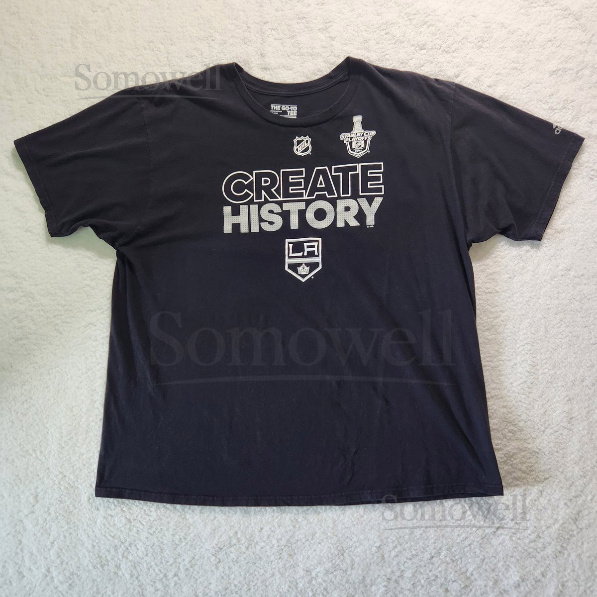 Los Angeles Kings T-shirt XXL Black 2018 Stanley Cup Playoffs Tee_292