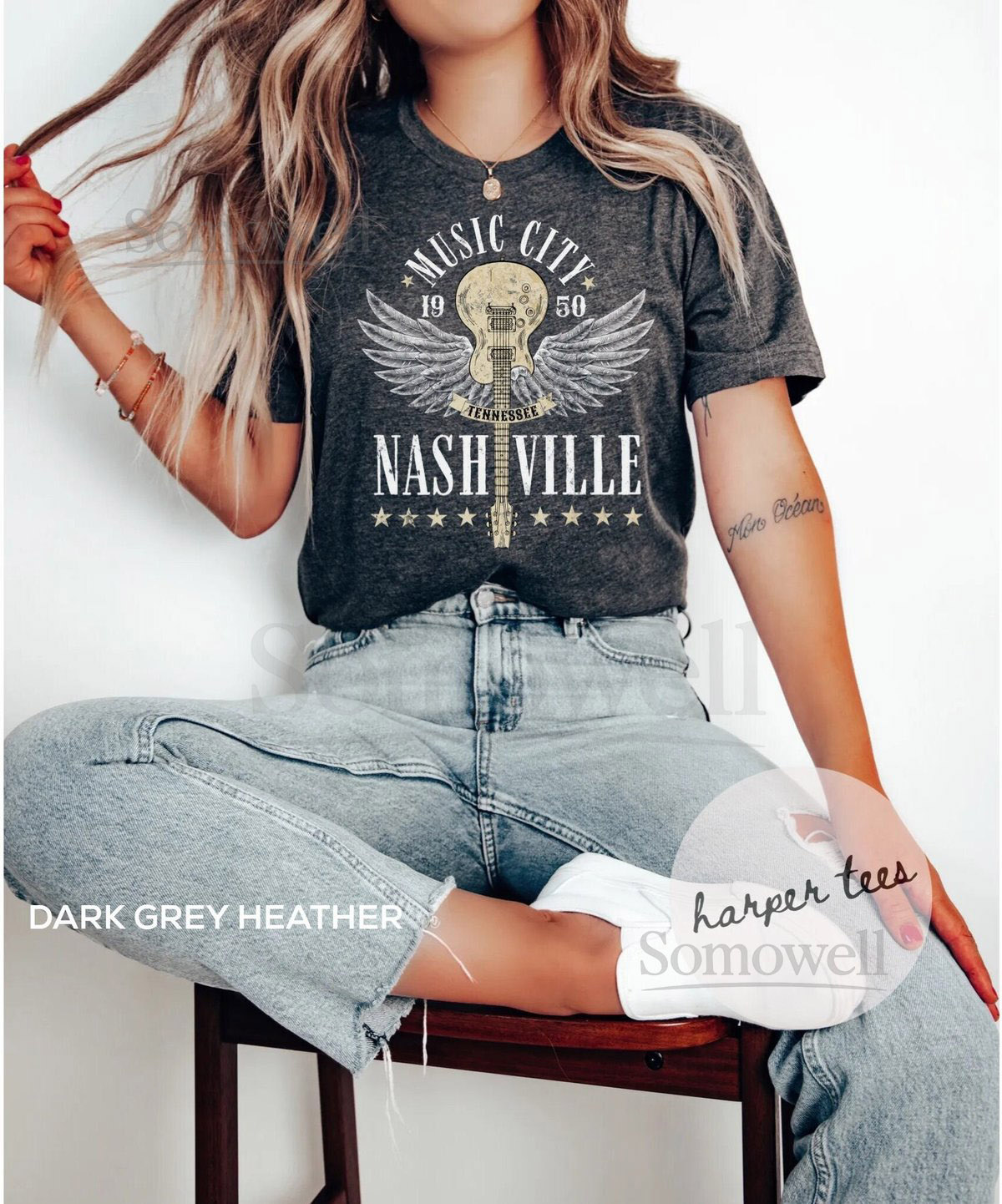 Nashville Shirt Music City Nashville Tennessee Country Music Shirt Western Tee Nashville Tshirt Vintage Nashville Shirt_342