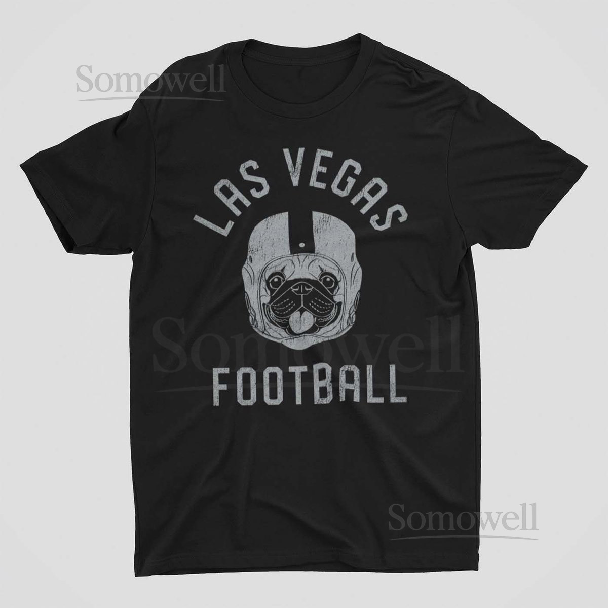 Las Vegas Football Pug T-Shirt Dog Lover Gift for Las Vegas Raiders fans_461
