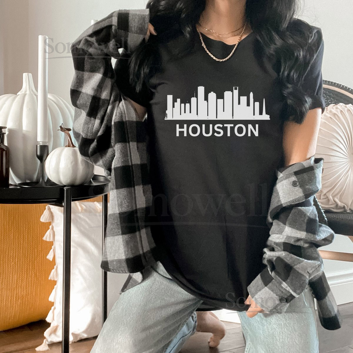 Houston Skyline Shirt Texas City Gi_304