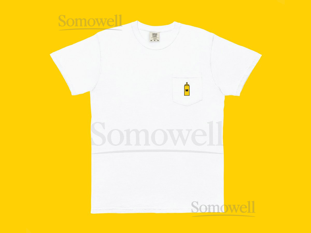 Mustard Adult Heavyweight Pocket T-Shirt Hot Dog Race Baltimore Orioles Cute Sports Shirts_470