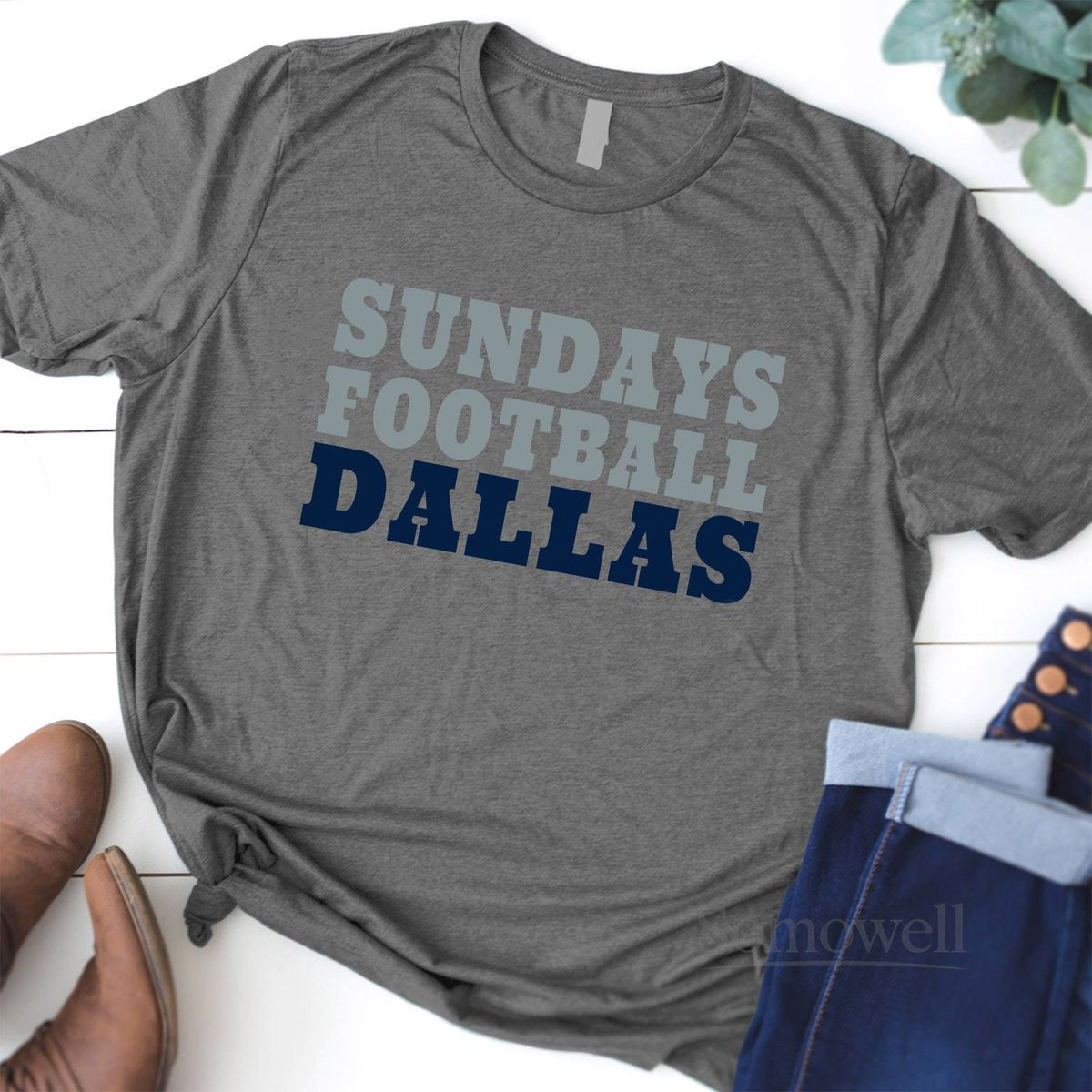 Dallas Cowboys Sundays Football Dallas Shirt Dallas Game Day Shirt Soft Cotton Shirt Quote Shirt Cowboys_166