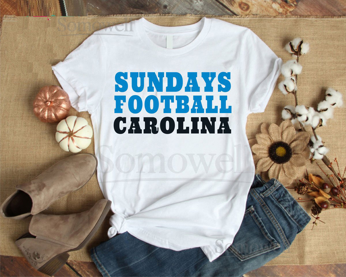 Carolina Panthers Sundays Football Carolina Shirt Carolina Game Day Shirt Soft Cotton Shirt Quote Shirt Panthers_400
