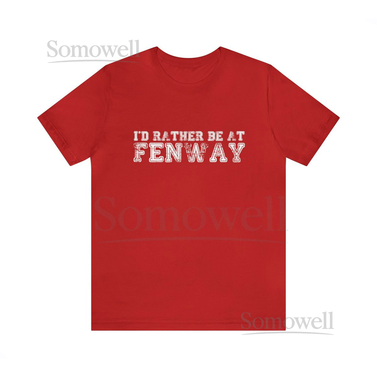 Red Sox Shirt I'd Rather Be at Fenway Shirt Available in Navy Red or Green Boston T-Shirt Gift for Red Sox Fan Boston Outfit_517