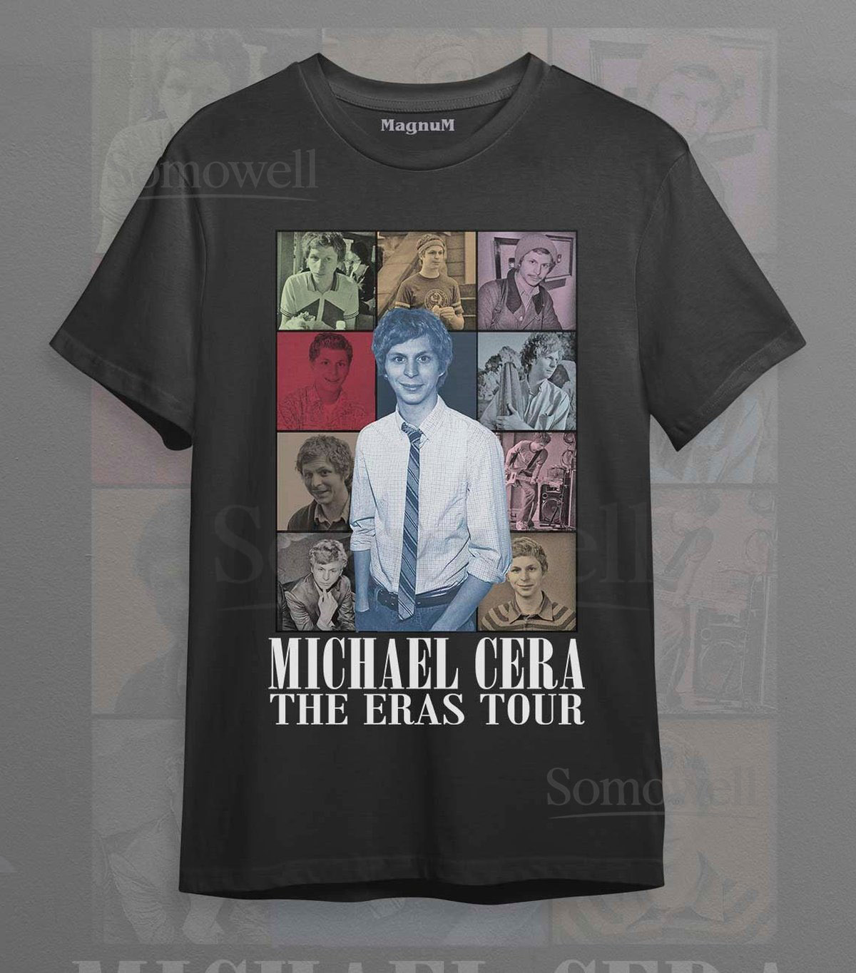 Michael Cera Canadian actor The Eras tour Unisex Softstyle T-Shirt_626