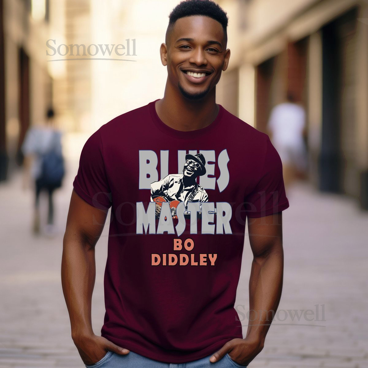Bo Diddley Blues Master T-Shirt Vintage Music Tee_62