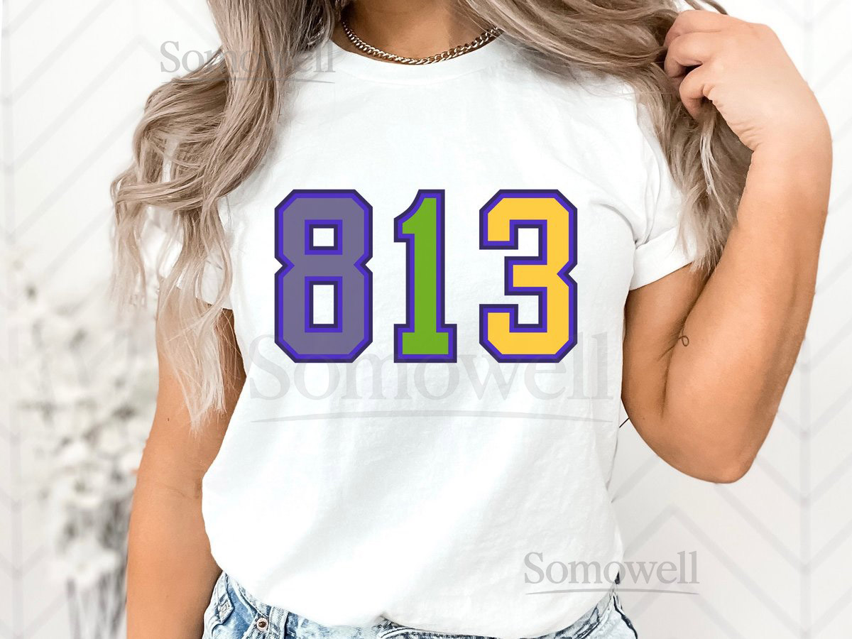 813 Devil Rays Area Code Tampa Bay Baseball Throwback Jersey Bella Canvas_10