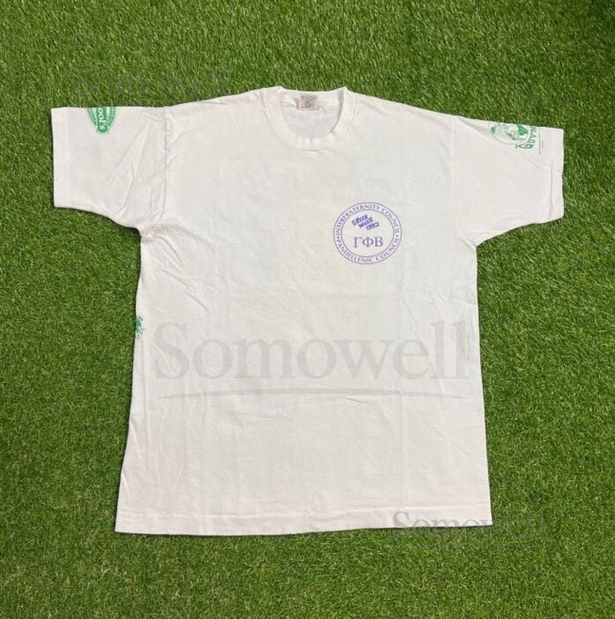 Vintage University of Western Ontario Greek Week T Shirt Tee Size Xtra Large XL Fraternity Toronto Canada College 1990s 90s_553