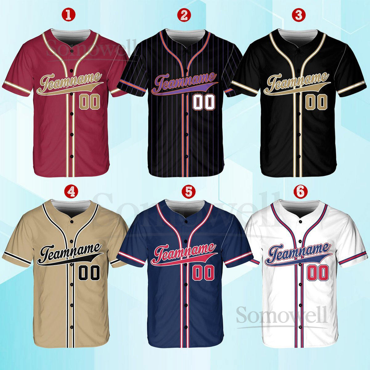 Personalized Team Name And Number Baseball Jersey Custom Baseball Jersey Shirt Baseball Jersey Uniform For Baseball Fans Baseball Lovers_419