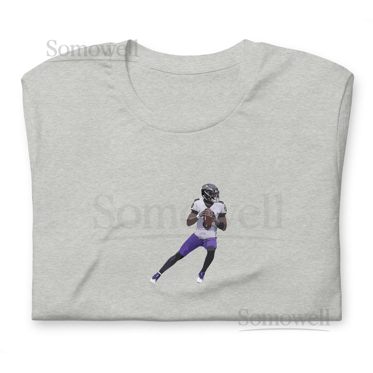 Lamar Jackson Baltimore Ravens Unisex T-Shirt Flaunt Your Ravens Pride in Style and Comfort_756