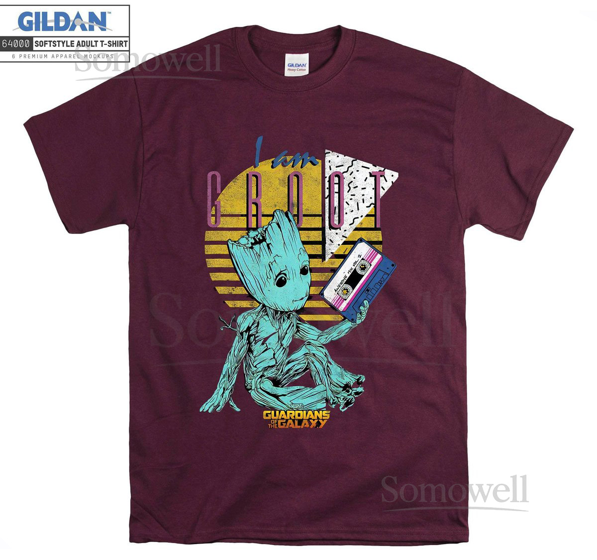 Marvel Guardians Vol. 2 T-shirt Hoodie Kids Child Tote Bag Tshirt S-M-L-XL-XXL-3XL-4XL-5XL Gildan Oversized Men Women Unisex A532_28