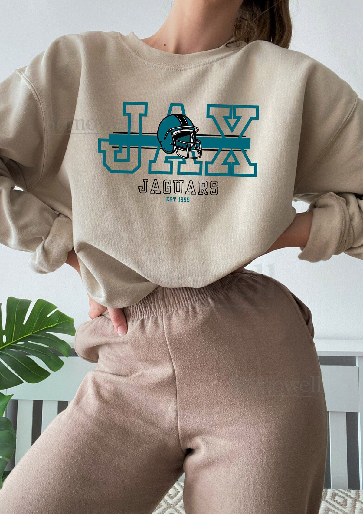 Vintage Jacksonville Jaguars Football Sweatshirt Jags Shirt Jaguars NFL Sweatshirt Football Unisex Sweatshirt Cre_1007