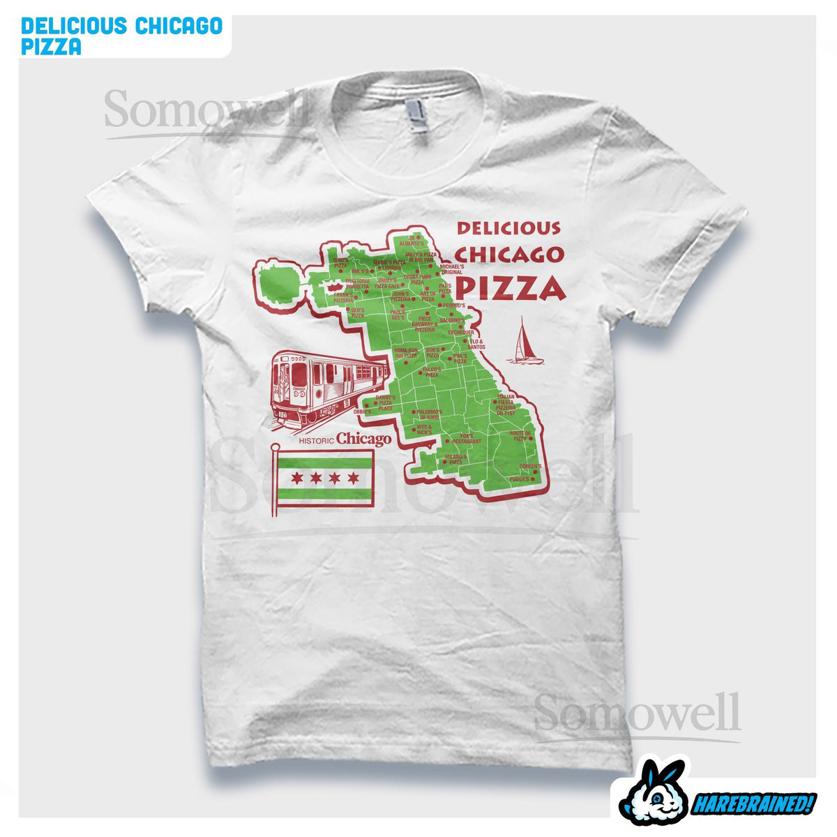 Delicious Chicago Pizza - T-Shirt_403