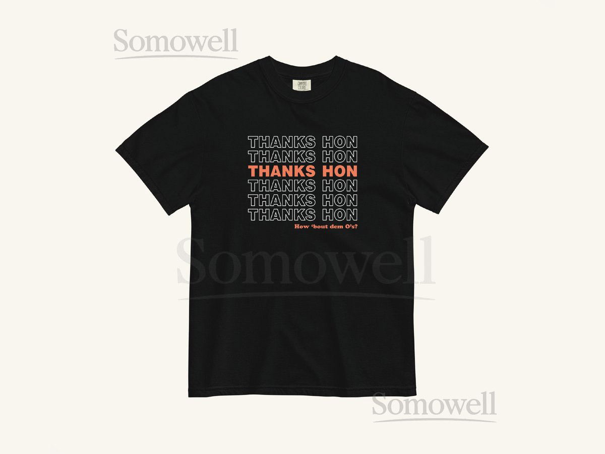 Thanks Hon Orioles T-Shirt Baltimore Orioles Baltimore Hon Cute Sports Shirt_562