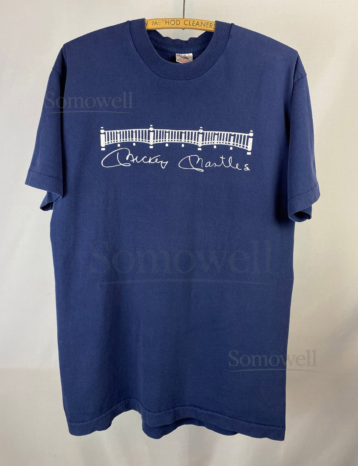 90s Mickey Mantle T-Shirt - L - Vintage Graphic Tee - NY Yankees MLB_12