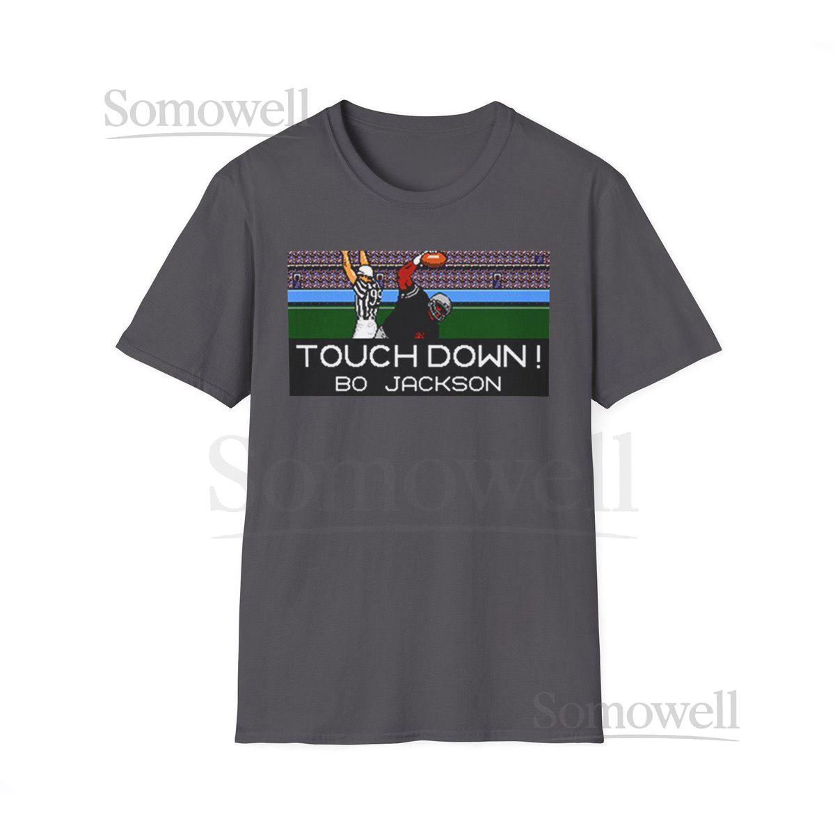 Bo Knows Touchdowns Unisex Softstyle T-Shirt_38
