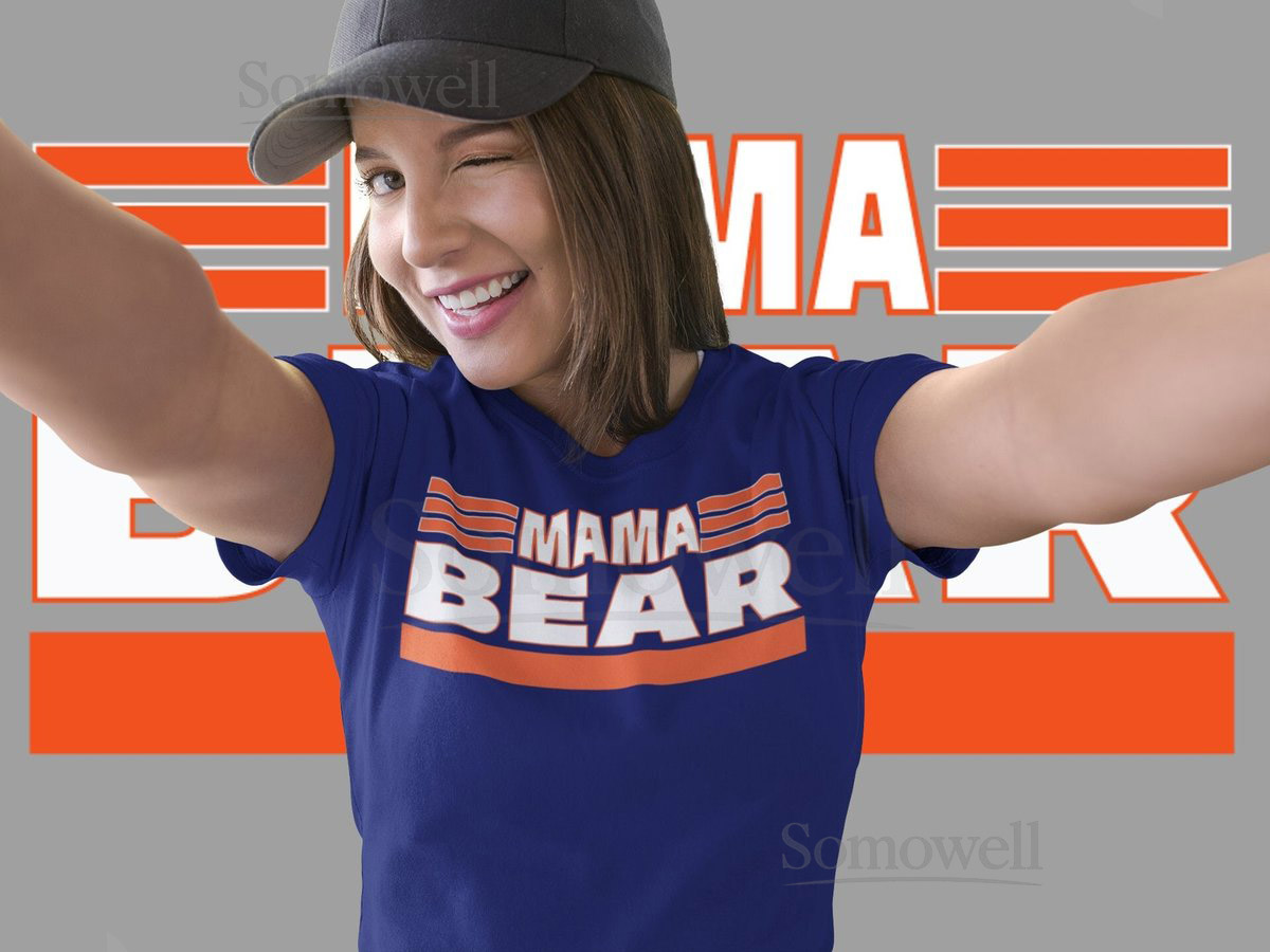 Chicago Football Shirt Family fan shirt Bear T-Shirt Cute Bear Shirt Caleb Williams Tailgate Shirt DJ Moore Chicago Gift Bear Shirt_464