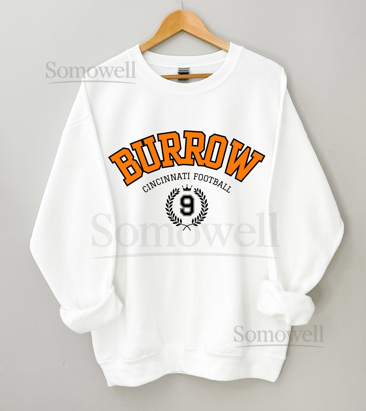 Joe Burrow Unisex Football Crewneck Joe Burrow Sweatshirt Cincinnati Bengals Gear Bengals Sweatshirt Joe Burrow Shirt Bengals Shirt_708