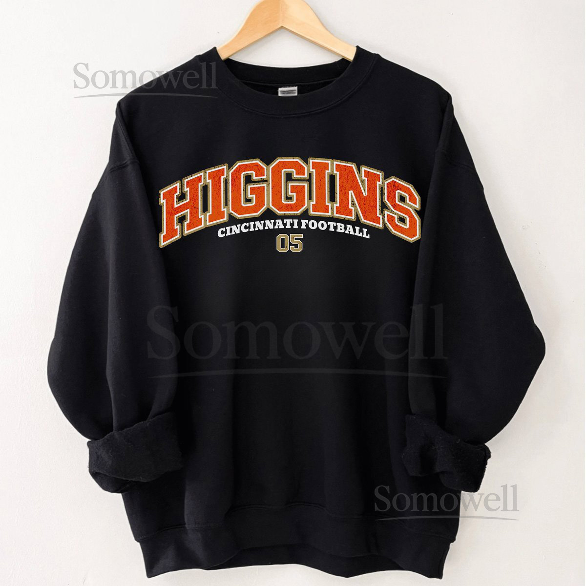 Tee Higgins Sweatshirt Tee Higgins Shirt Cincinnati Bengal Cincinnati Football Sweatshirt Vintage Style Cincinnati Cincy Sweatshirt_862