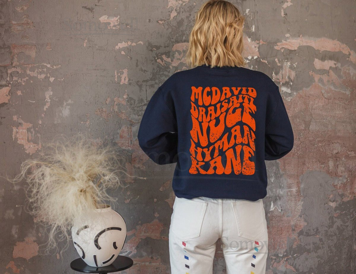 Edmonton Oilers NHL Sweater Hockey Fan Gift Dad Sweatshirt Gameday Sweatshirt Hockey Sweatshirt Crew neck sweatshirt NHL Winner Gift_62