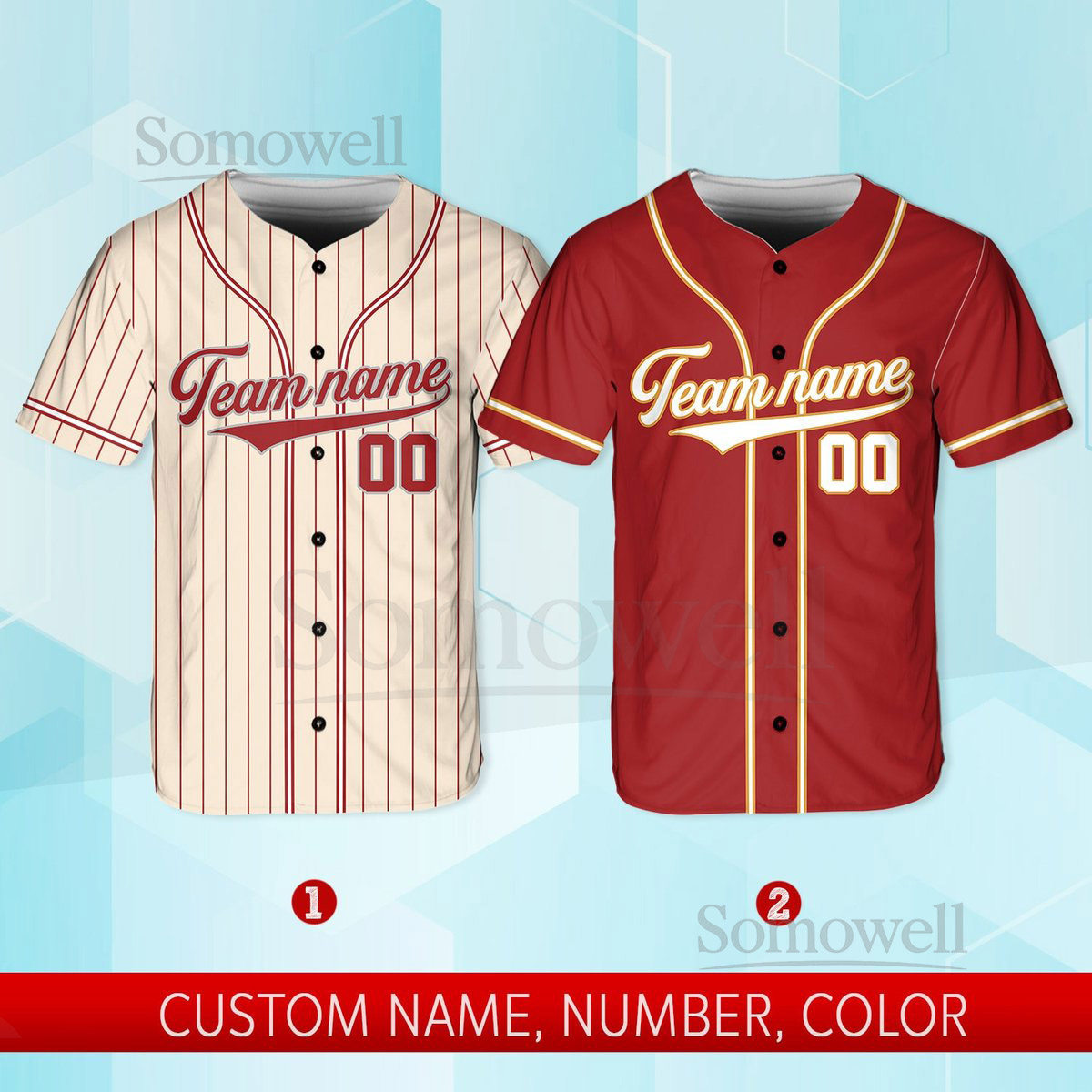 Personalized Team Name And Number Baseball Jersey Custom Baseball Jersey Shirt Baseball Jersey Uniform For Baseball Fans Baseball Lovers_421