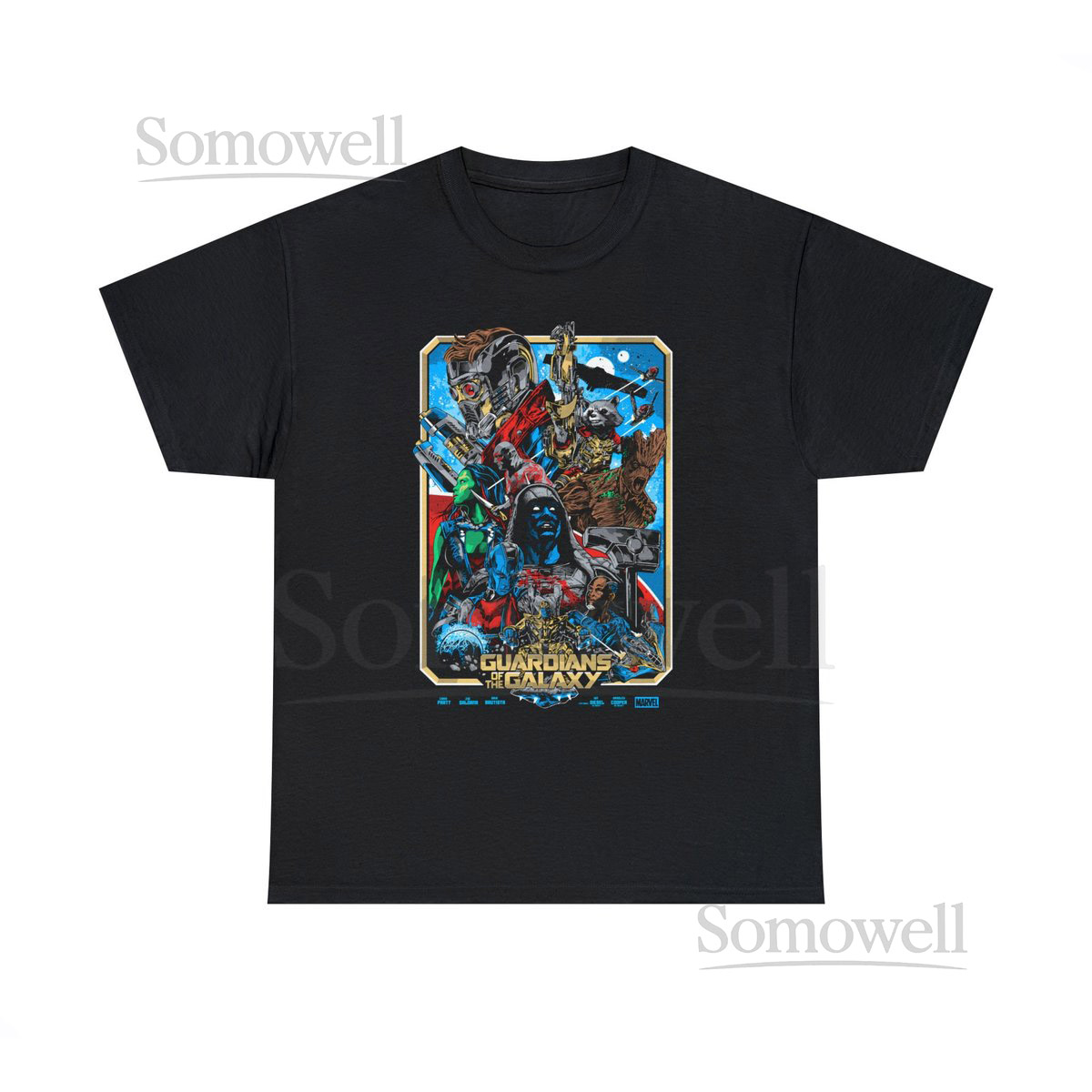 Guardians of the Galaxy Vector Gildan Unisex Heavy Cotton Tee 300d.p.i. or higher resolution_514
