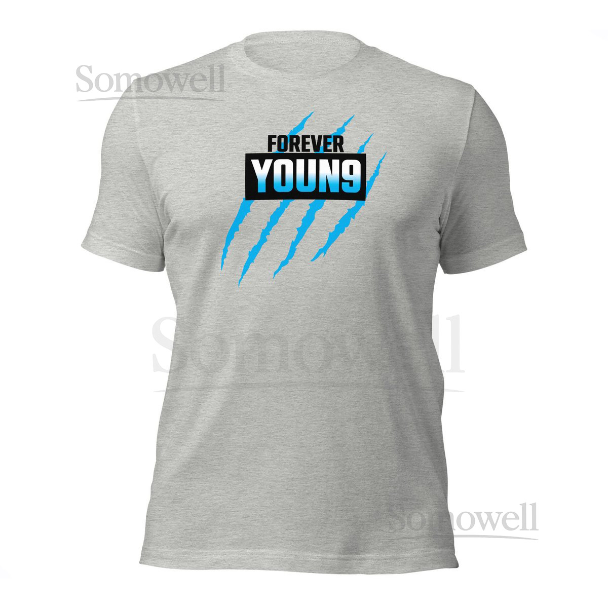 Bryce Young Forever Young Unisex t-shirt Bella Canvas Carolina Panthers quarterback number1 pick Alabama Crimson Tide - Keep Pounding_213
