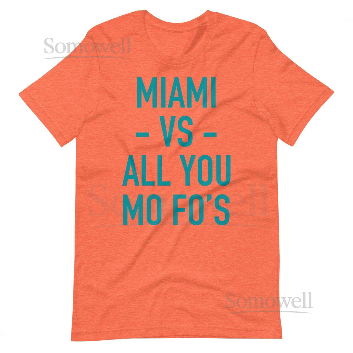 Miami Football Shirt 'Miami vs All You' Cotton Game Day Tee_445