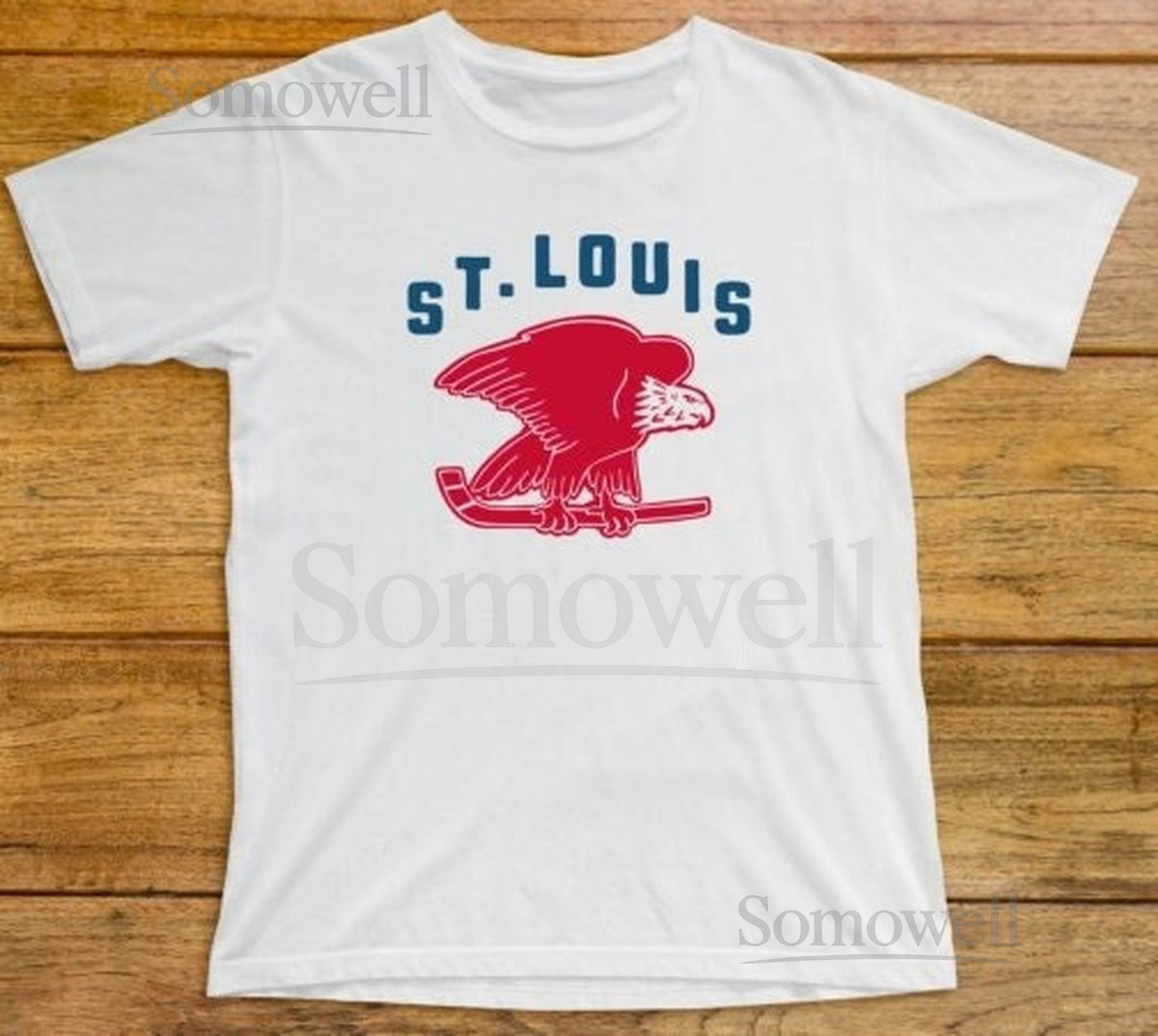 St. Louis Eagles T Shirt 865 Retro White Unisex Graphic Tee_523