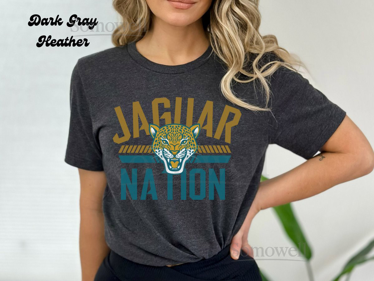 Jaguar Nation Jacksonville Jaguars Duval Bella Canvas 3001 UnisexMany Color Options Ask if you want custom name or number added t_704