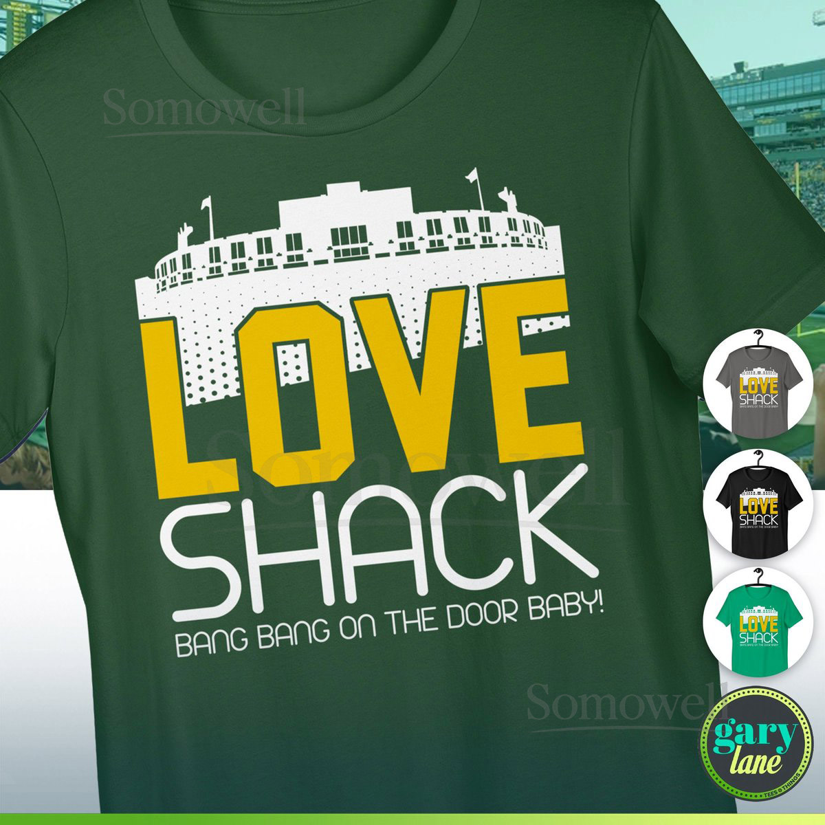Jordan Love Quarterback Love Shack Lambeau Field Shirt Green Bay Packers Football T-Shirt WI Wisconsin Sports Fan Tailgating Party B-52's_534
