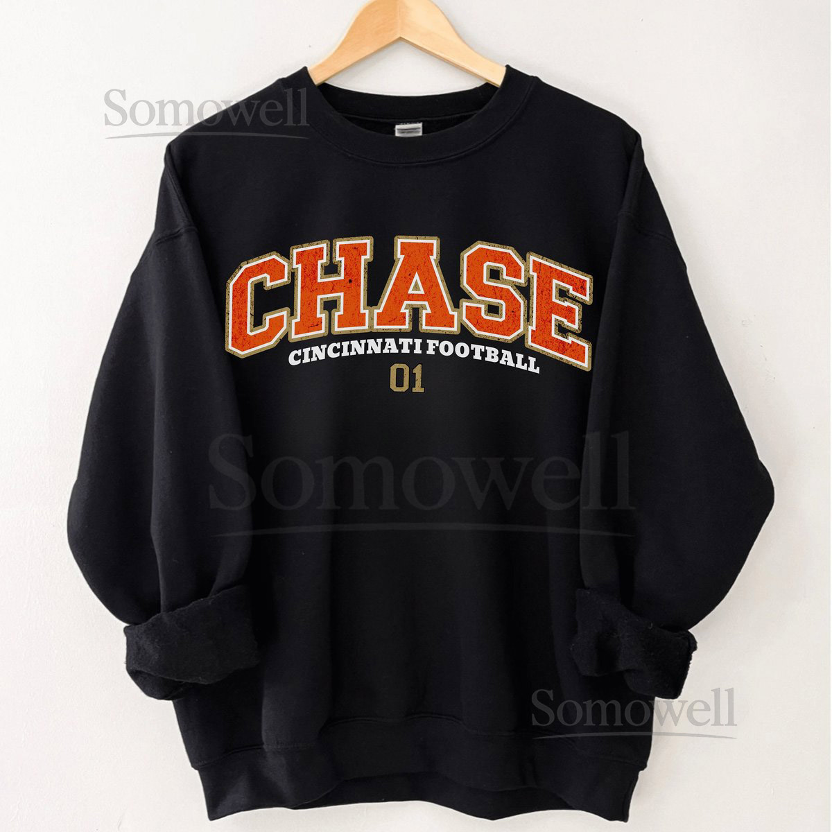 Ja'Marr Chase Sweatshirt Ja'Marr Chase Shirt Cincinnati Bengal Cincinnati Football Sweatshirt Vintage Style Cincinnati Cincy Sweatshirt_685