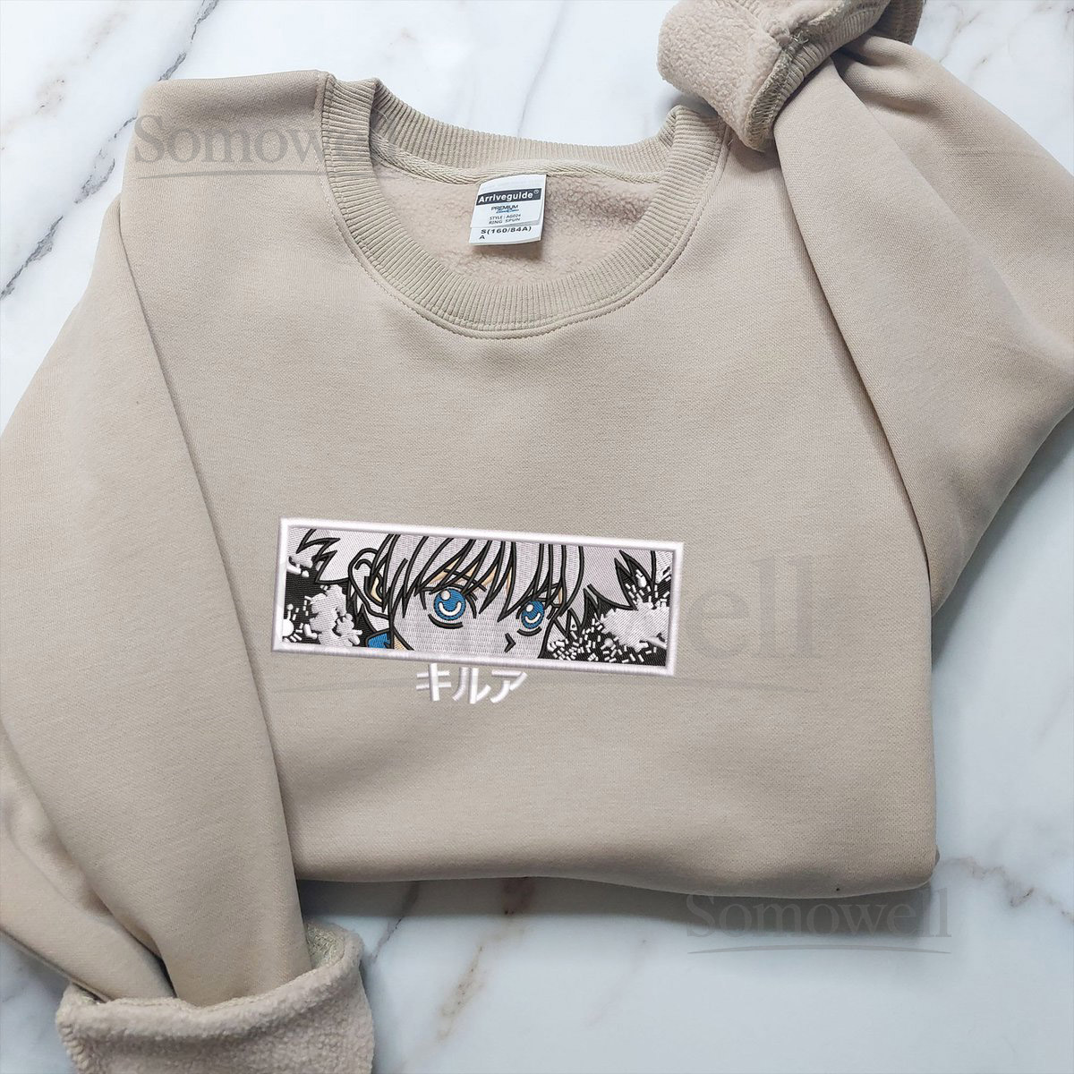 Anime Embroidered Sweatshirt Embroidered Anime Shirt Anime Shirt Embroidered Shirt Embroidered Hoodie Anime Tee_3