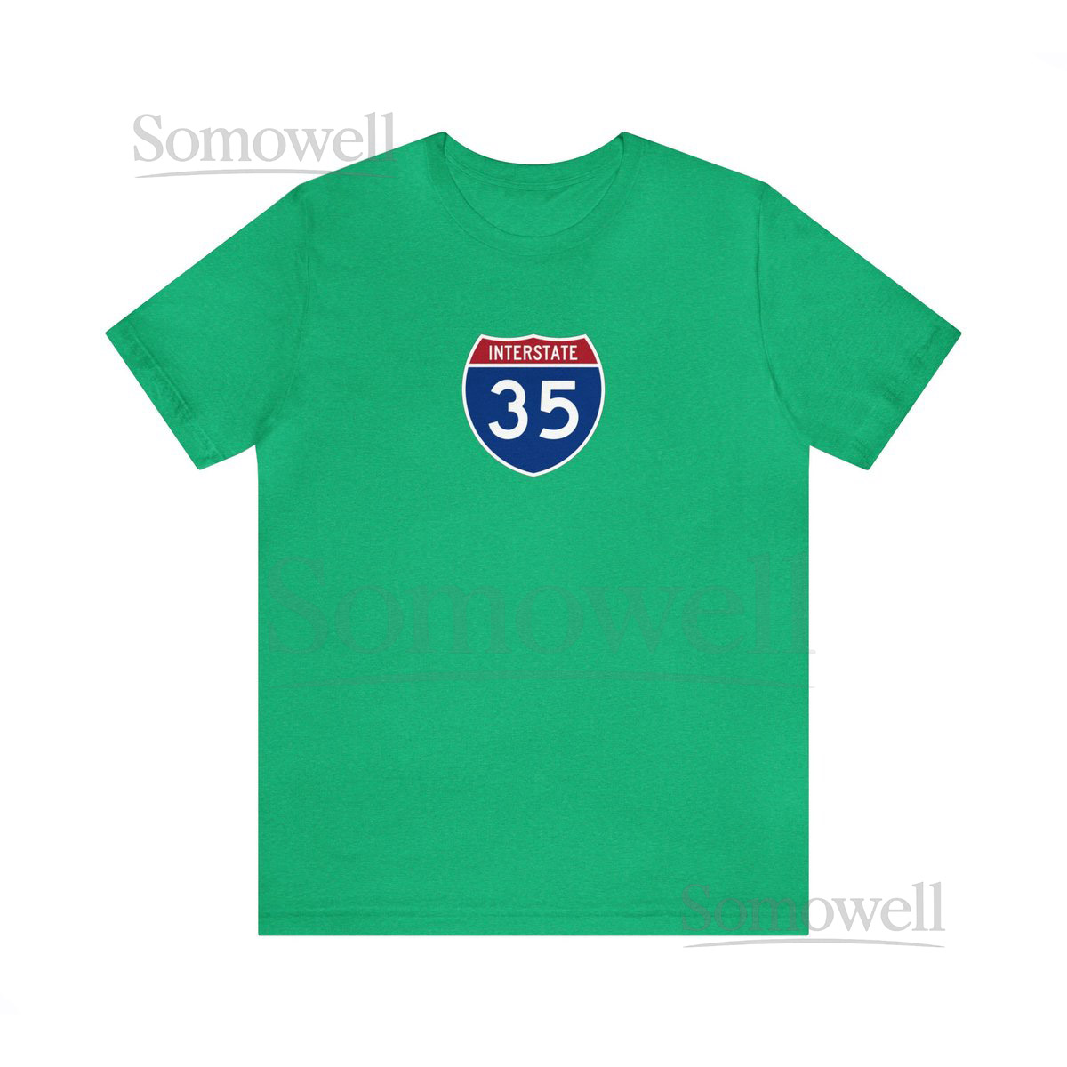 Interstate 35 Unisex Jersey Short Sleeve Tee - Multiple Colors_318