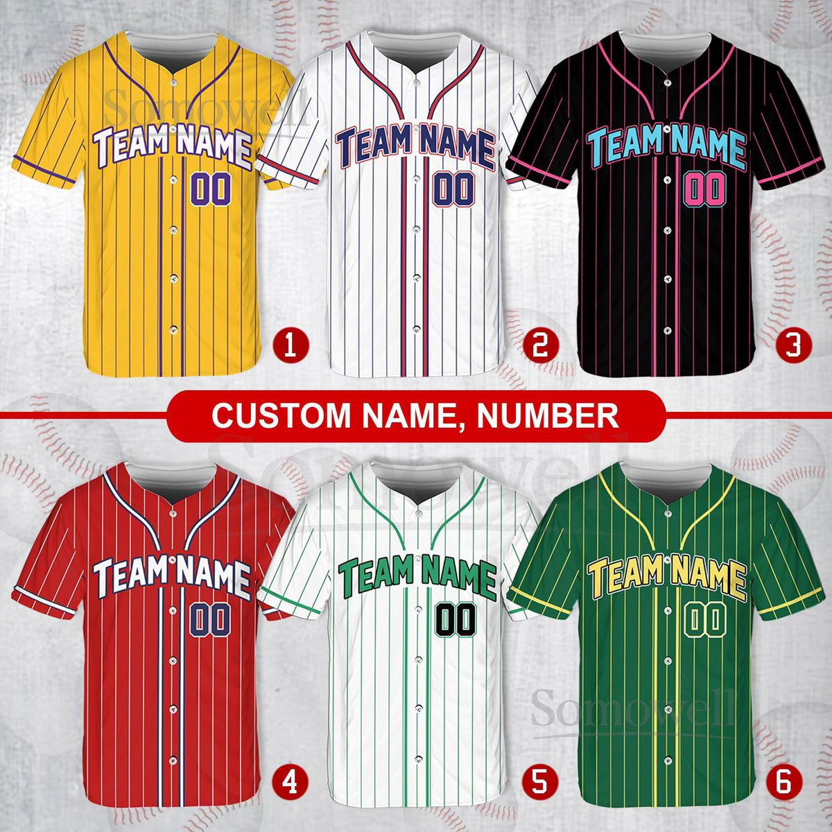 Personalized Team Name And Number Baseball Jersey Custom Baseball Jersey Shirt Baseball Jersey Uniform For Baseball Fans Baseball Lovers_427
