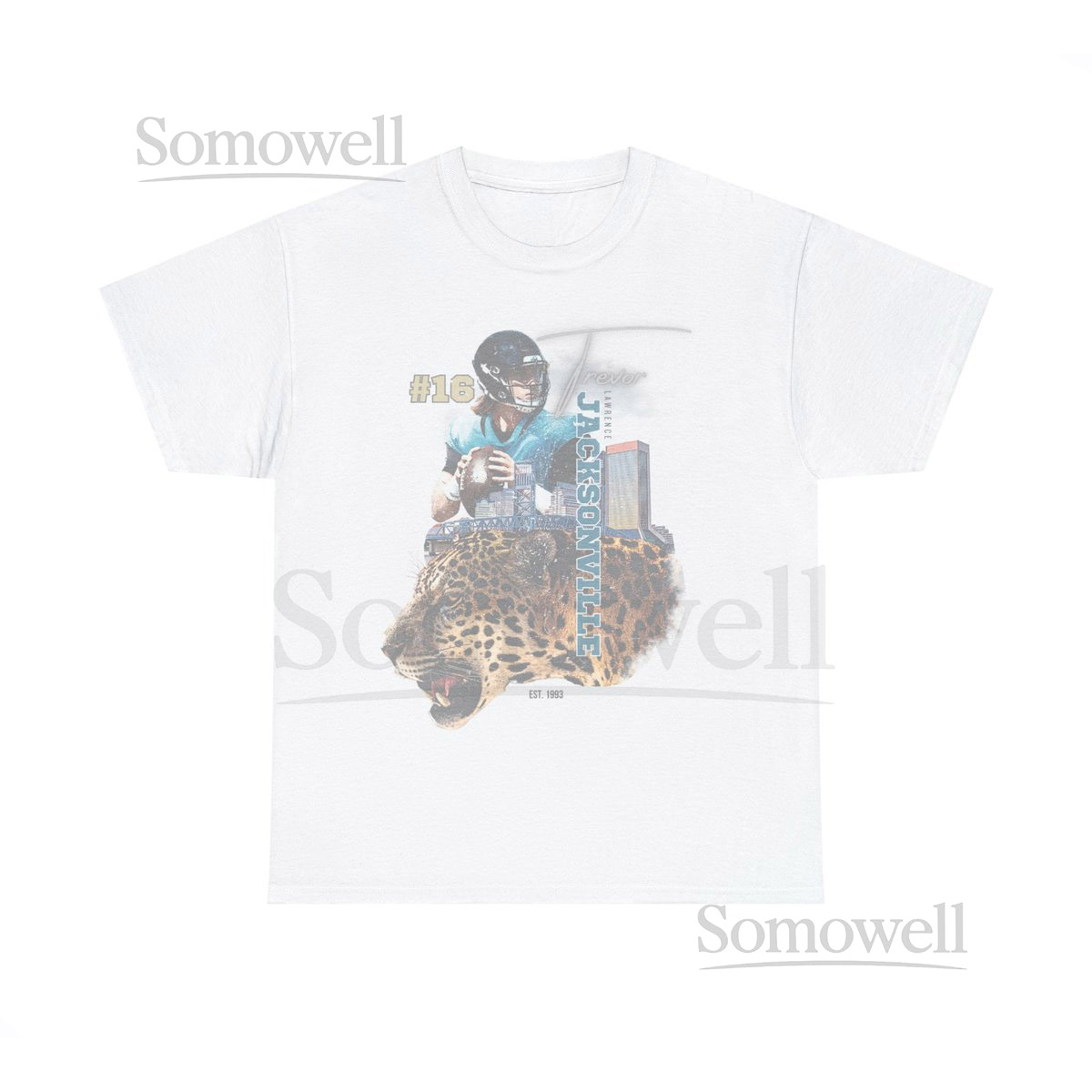 Vintage Jaguars Trevor Lawrence Jacksonville Throwback Football Gameday Jacksonville gift T-_1018