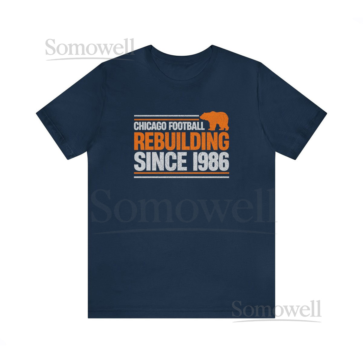 Chicago Bears Shirt Chicago Bears Rebuilding Since 1986 Vintage Distressed Bears shirt Chicago Football Shirt DA BEARS shirt Bears 1986_435