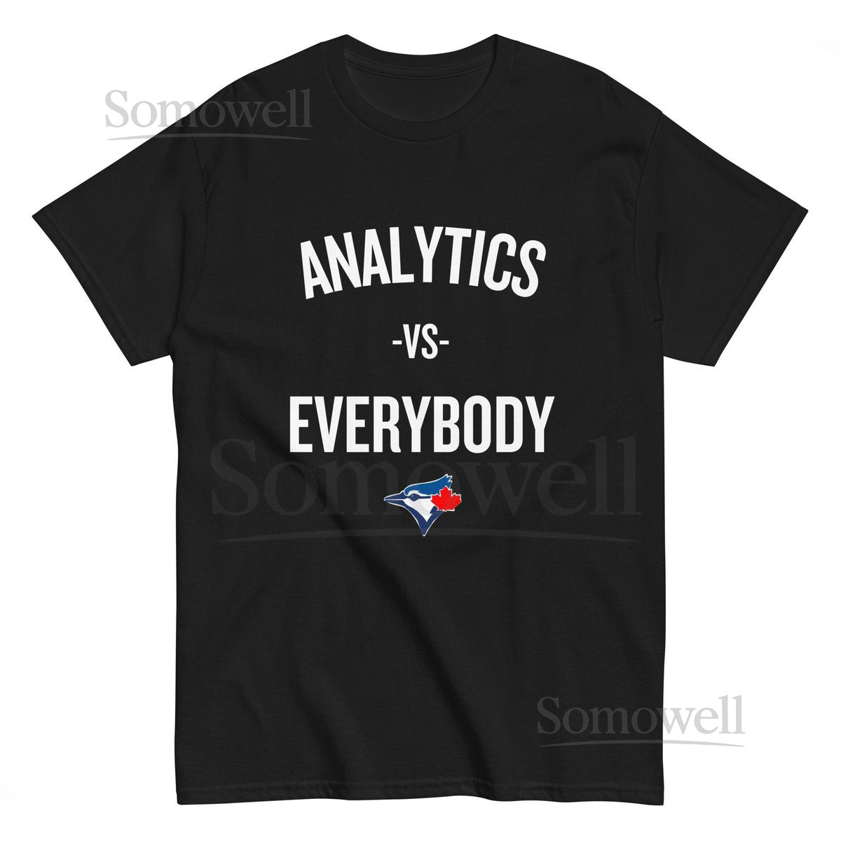Analytics vs Everybody Round Neck T-Shirt_27