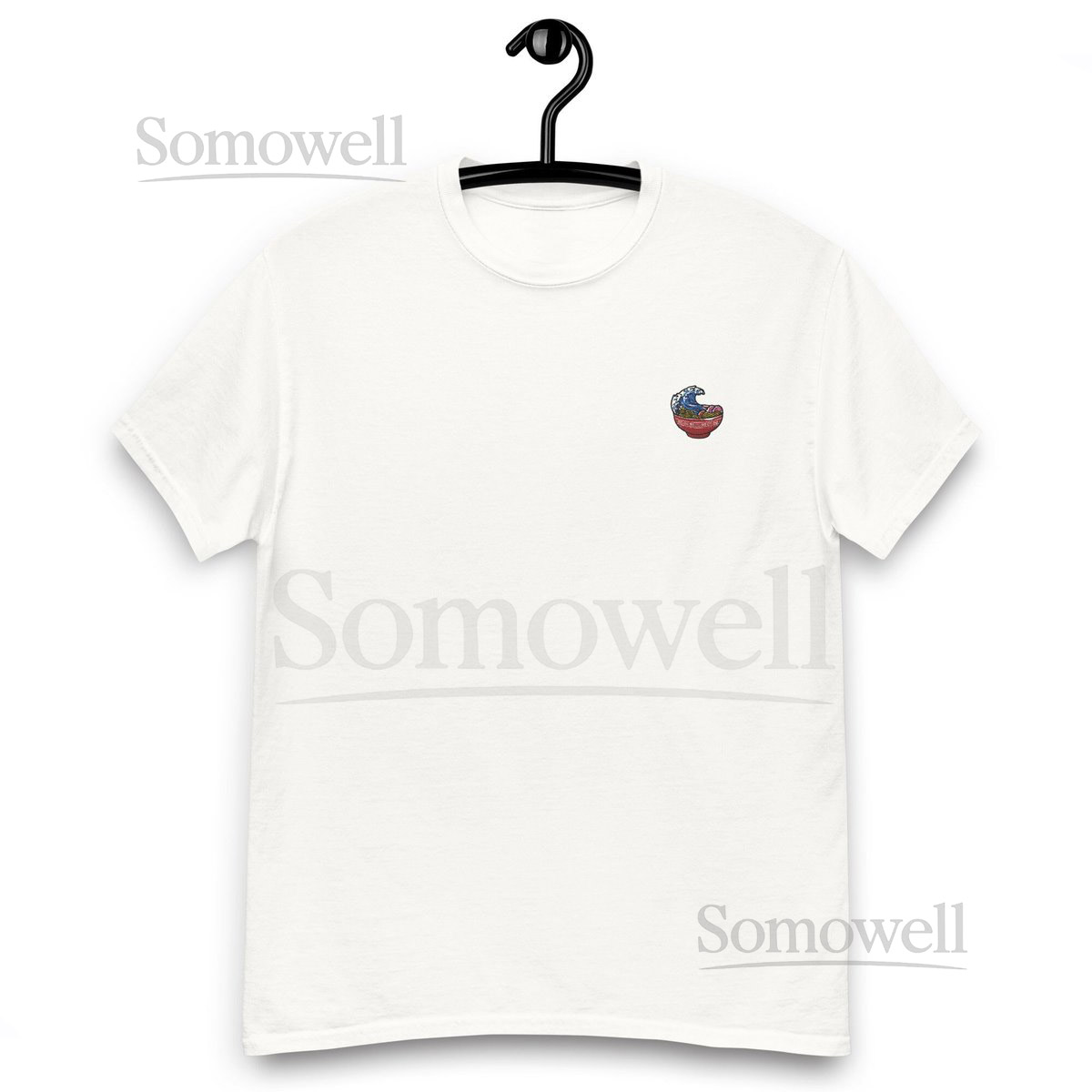 Ramen noodles embroidered unisex t-shirt Ramen Lover t-shirt Noodles Lover t-shirt Foodie T-Shirt_158