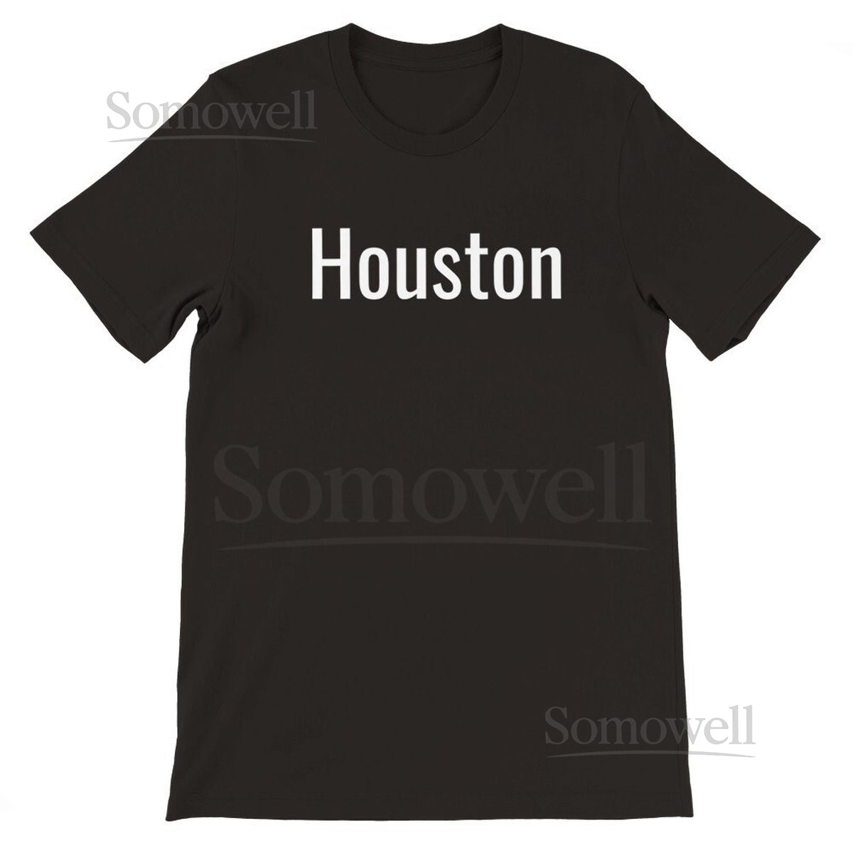 Houston T-shirt White Lettering on_388