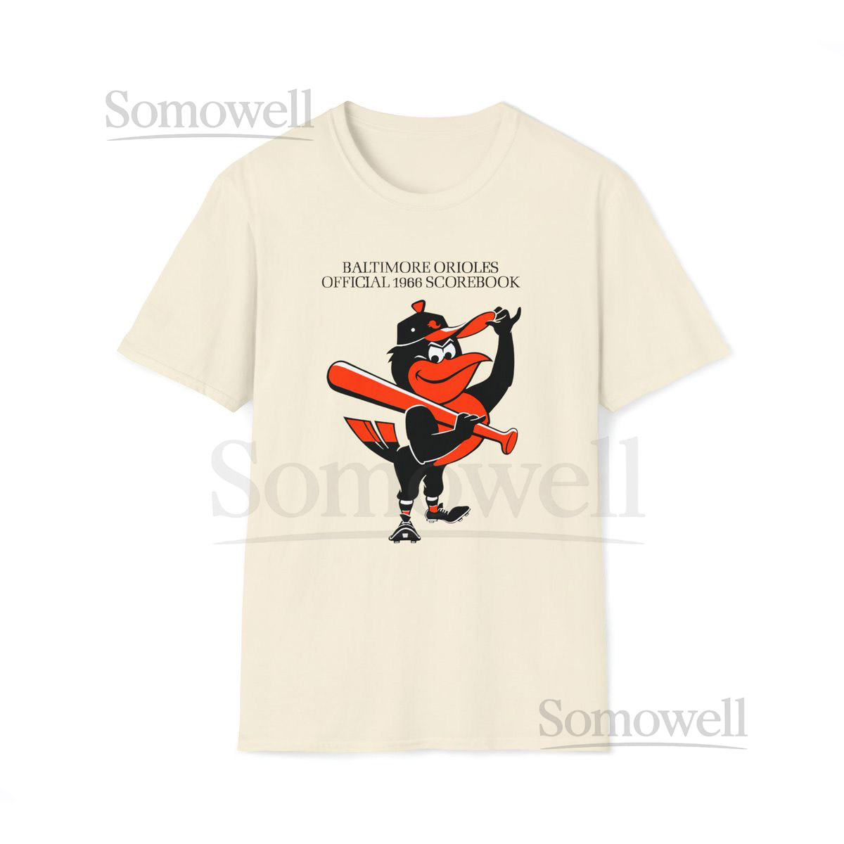 1966 Baltimore Orioles Baseball Scorecard - Softstyle T-Shirt_4