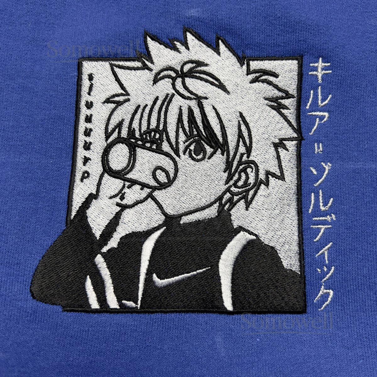 Anime Embroidered Sweatshirt Embroidered Anime Shirt Anime Shirt Embroidered Shirt Embroidered Hoodie Anime Tee_2