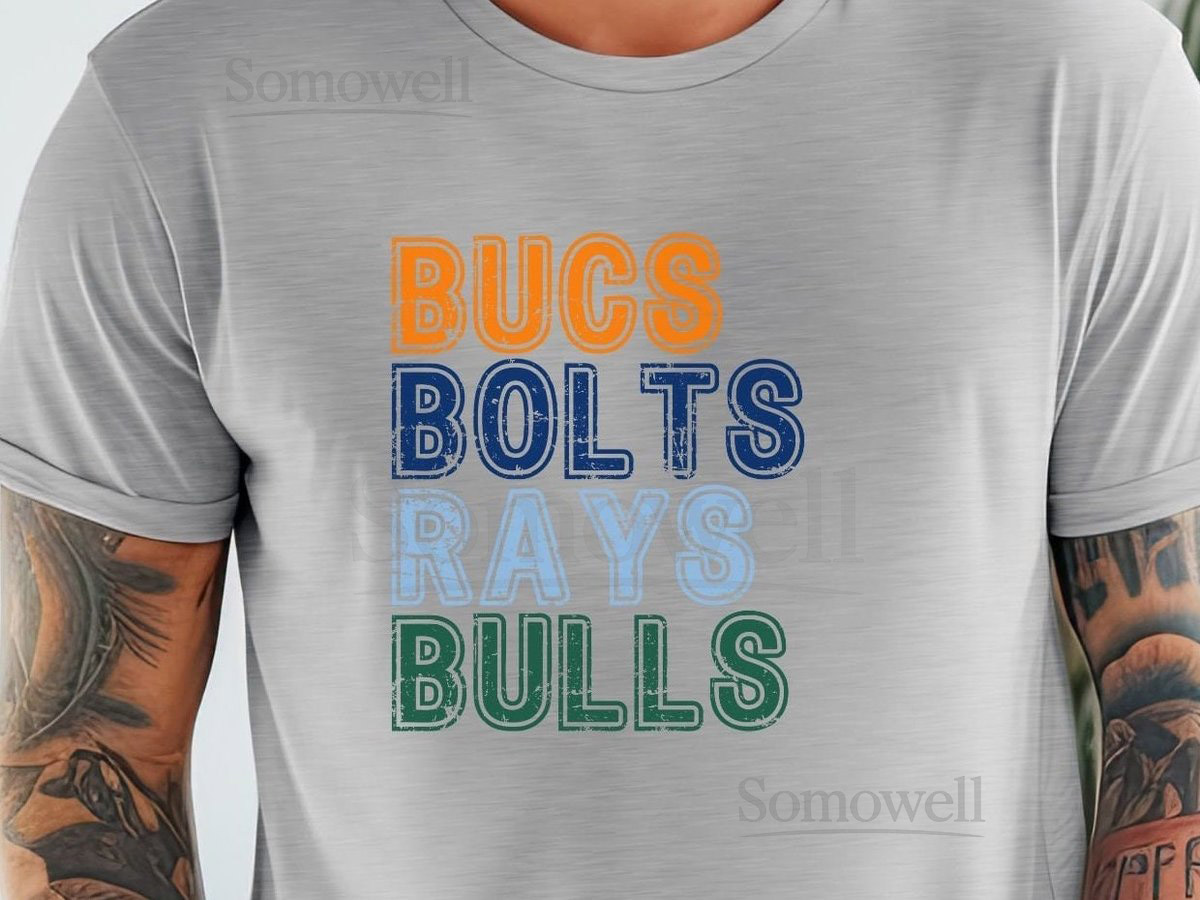 Tampa Sports Shirt Gift for Tampa Sport Fan Tampa Team Shirt Tampa Bay Dad Gift Buccaneers Shirt Rays Tshirt Lightning T-shirt USF Bulls Tee_224