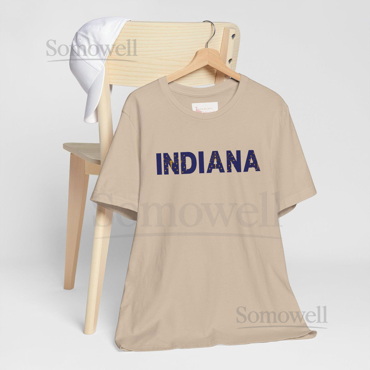Indiana State Flag Tee Patriotic Unisex Jersey T_440