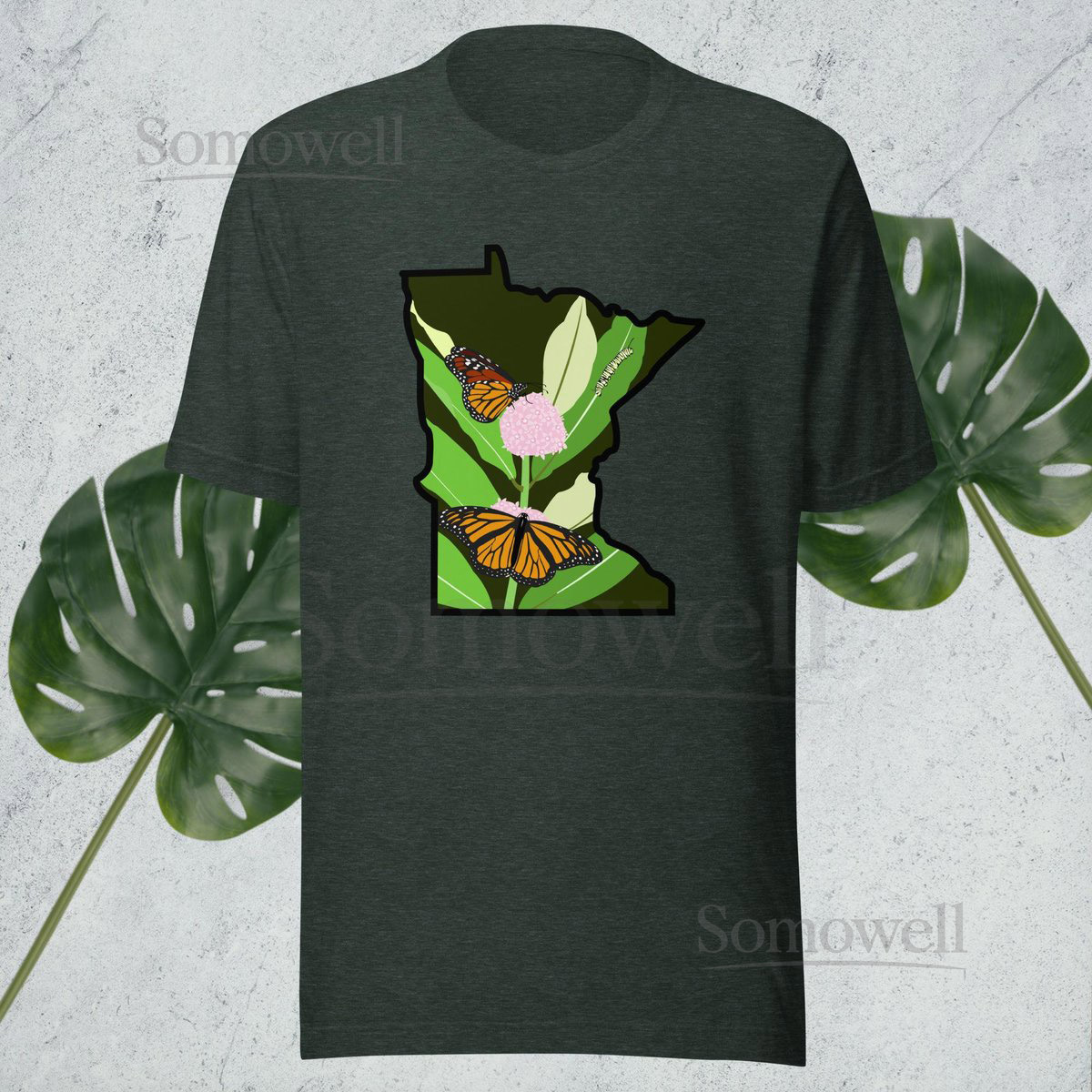 Minnesota Monarch Butterfly T-Shirt_619
