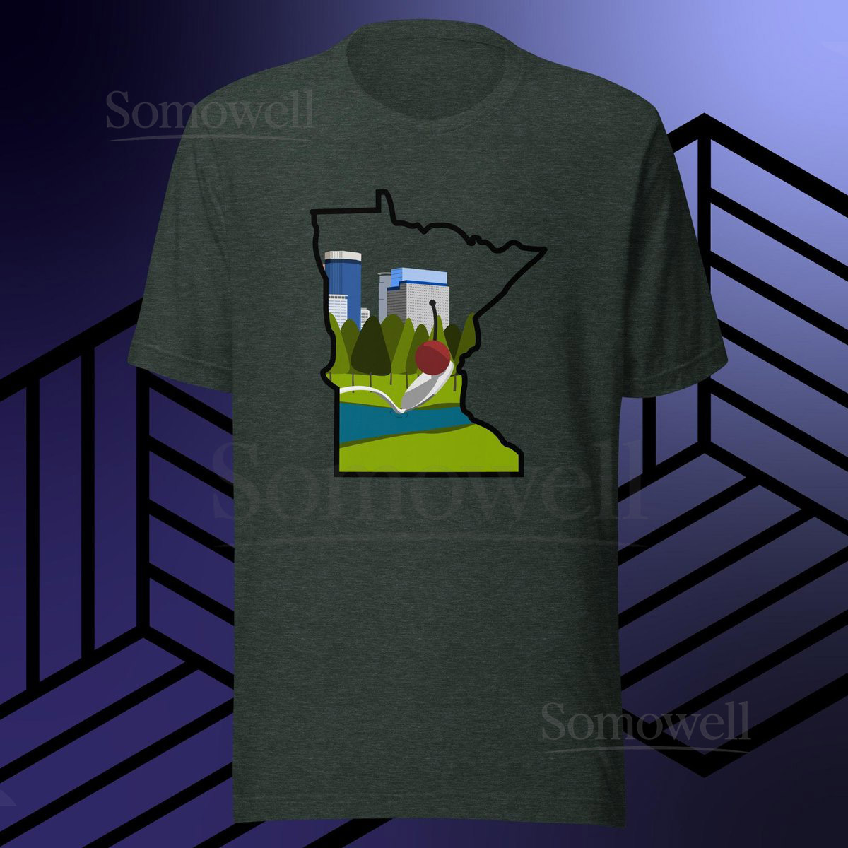 Minnesota Spoonbridge and Cherry T-Shirt_636